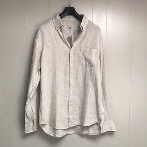 Men’s JCrew Slim Irish Linen Shirt
